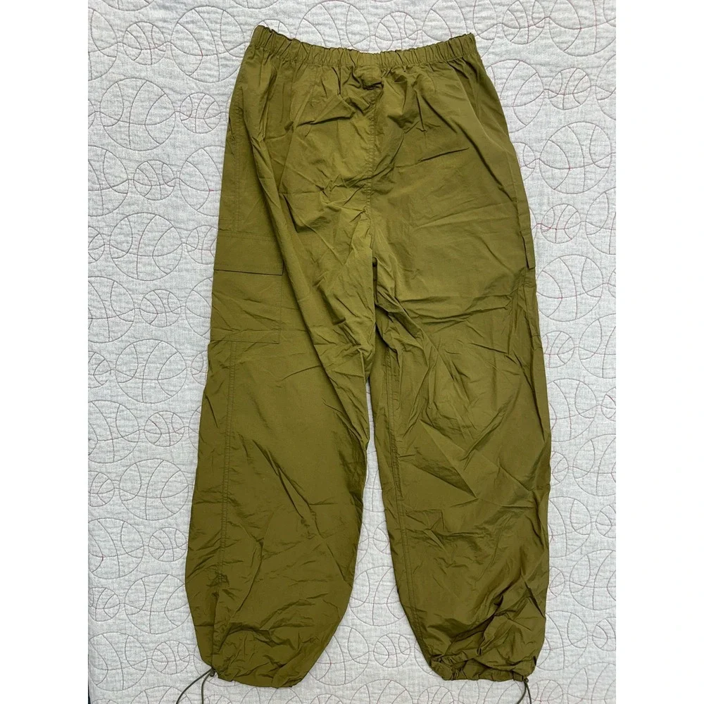 PINK Victoria's Secret Cargo Pants Olive Green Utility Baggy / Women's Small